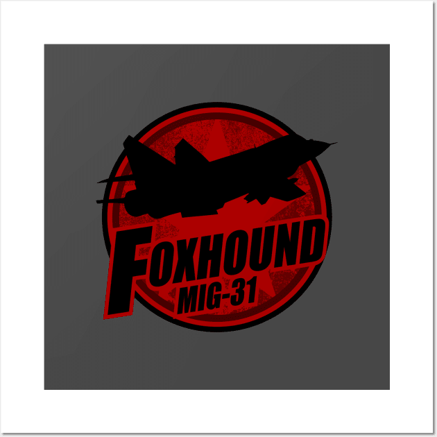 Mig-31 Foxhound Wall Art by Tailgunnerstudios